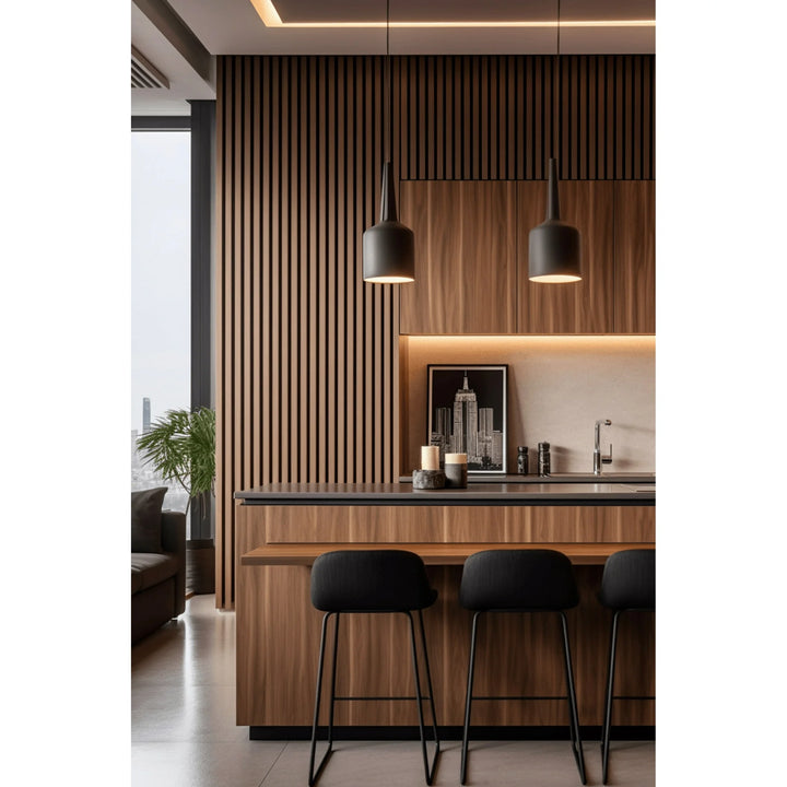 Walnut Wood Panel | Luxury 3-Sided Wood Veneer