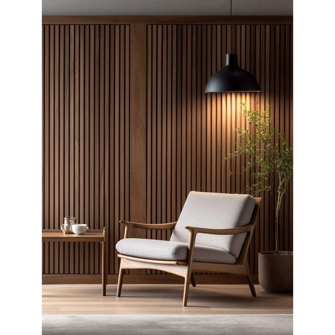 Walnut Wood Panel | Luxury 3-Sided Wood Veneer