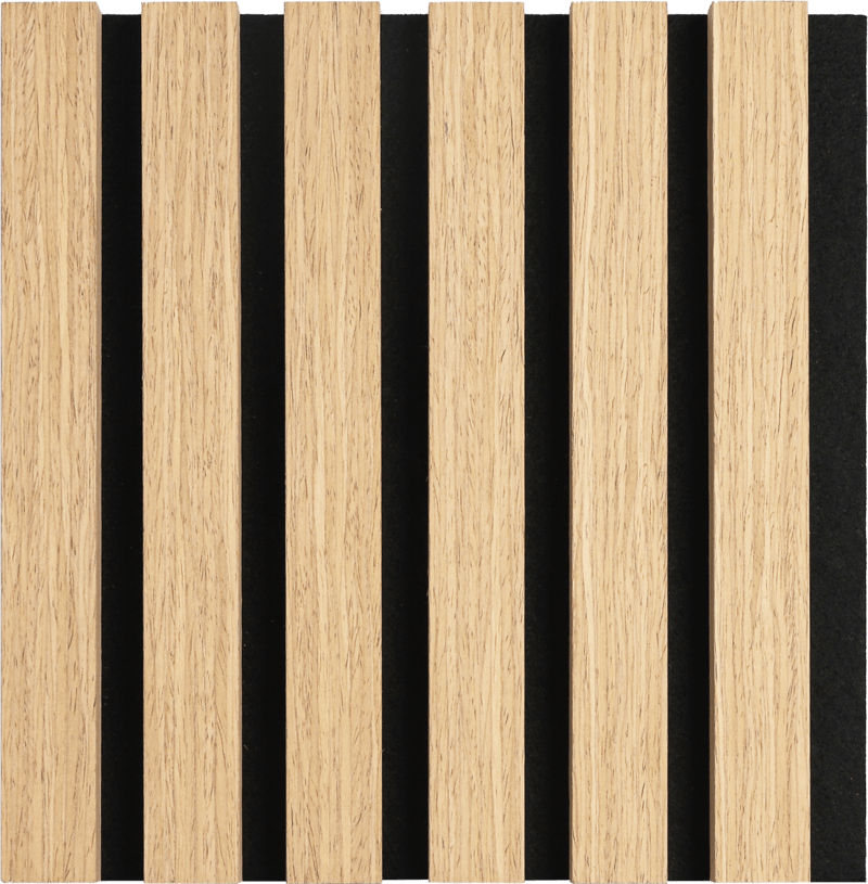 Natural Oak Wall Panel | Luxury 3-Sided Wood Veneer