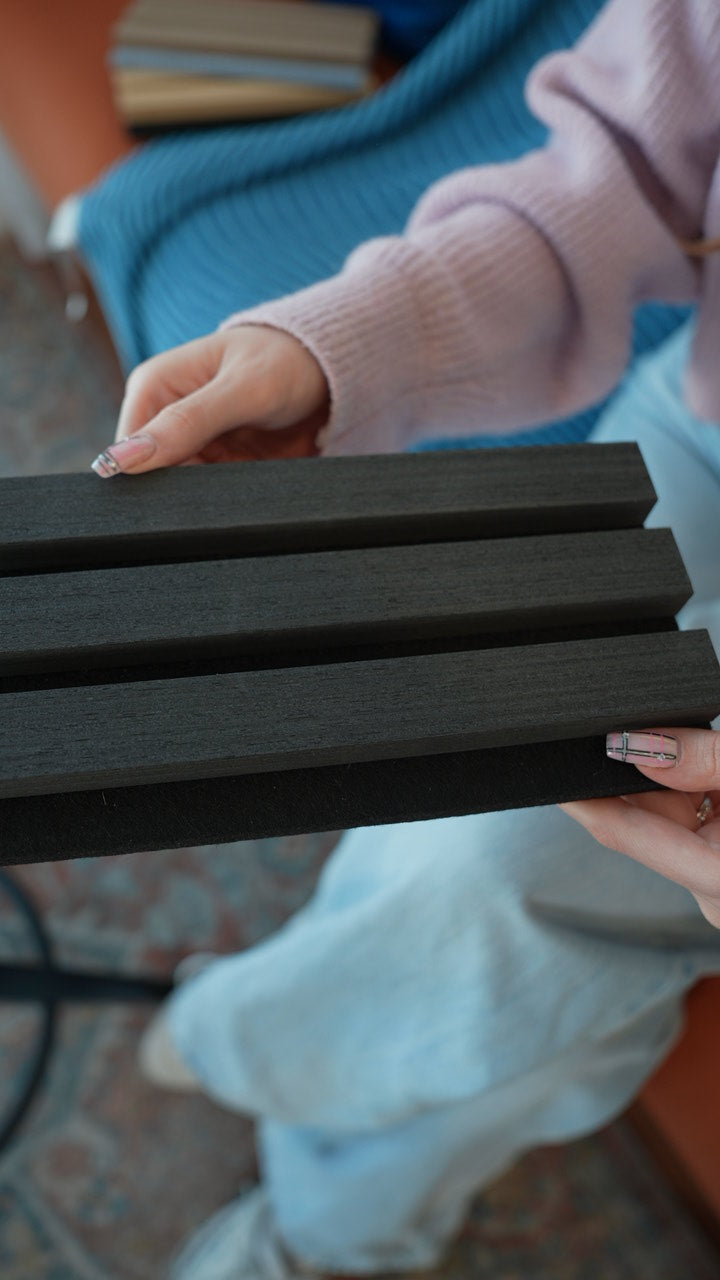 Free sample box | Acoustic slat wall panel | 6  panels per box