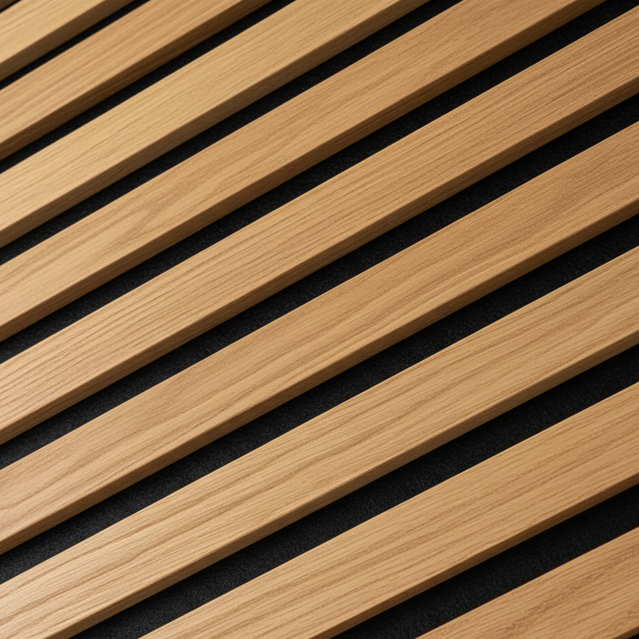 Natural Oak Wall Panel | Luxury 3-Sided Wood Veneer