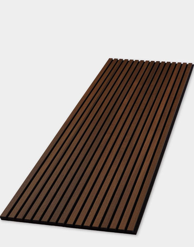 Wooden Wall Panel | Smoked Walnut | Luxury 3-sided Wood Veneer